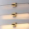 Jonathan Y McKenna 32" Modern Minimalist Dimmable Integrated LED Metal Wall Sconce, Oil Rubbed Bronze/Brass Gold JYL7040F - alternate 4
