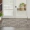 Homeroots 3' X 4' Charcoal Floral Indoor Outdoor Area Rug 527644 - alternate 2