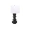 Monarch Specialties Lighting, 26''h, Table Lamp, Black Ceramic, Ivory / Cream Shade, Contemporary I 9763 - alternate 2