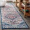 Jonathan Y Modern Persian Vintage Medallion Red/Navy 2 ft. x 8 ft. Runner Rug MDP104A-28 - alternate 1