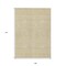 Homeroots 9' X 12' Gold And Ivory Geometric Washable Indoor Outdoor Area Rug 594465 - alternate 4