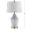 Jonathan Y Wallace 26" Ceramic LED Table Lamp, Blue/White JYL3010A - alternate 5
