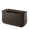 Crescent Garden TruDrop Modular Self-Watering Deck Planter - Large Trough -Bark, 40"x20"x20"H A615074 - alternate 1