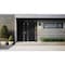 Vdomdoors Aluminum Double Doors Cynex 6777 Black 1 Sidelight and Top Transom Mirrored Clear Glass Modern Pain CYNEX6777DEXD-BLK-W72+14xH96+16-LH-O - alternate 2