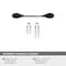 Amerock Ravino 3 inch (76mm) Center-to-Center Oil-Rubbed Bronze Cabinet Pull, 10PK 10VMP21935ORB - alternate 2