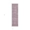 Homeroots 8' Runner Lavender and Ivory Floral Washable Non Skid Indoor Outdoor Runner Rug 564339 - alternate 3