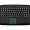 Adesso Adesso AKB-410UB Slim Touch Mini Keyboard with Built in Touchpad - USB - 88 Keys - Black AKB-410UB - alternate 1