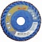 Norton Abrasives Flap Disc, Ceramic, Type 27, 4 1/2" dia 63642501865 - alternate 1