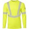 Ironwear Elastex Class 3 Hi Vis Flame Retardant Long Sleeve Shirt with GeoFlect Reflective Tape, Lime, Medium 7144FR-L-MD - alternate 1
