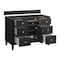 James Martin Vanities Lorelai 48" Single Vanity, Black Onyx, w/ 3 CM Siberian Silestone Top w/FreePower Wireless Charger 424-V48-BKO-FSFR - alternate 3