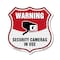 Signmission Video Surveillance Shield Sign Warning S, 12 Inch X 12 Inch, Aluminum Metal Sign SHI-A-12-468 - alternate 1