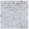 Apollo Tile Celestial 12 in. x 12 in. Glossy Bone White Glass Mosaic Wall and Floor Tile 20 sq. ft./case, 20PK APLST88WH109A - alternate 1