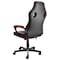 Elama High Back Adjustable Faux Leather Office Chair with Mesh and Fabric in Black and Red Trim ELM-F-004 - alternate 4
