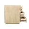 Homeroots 24" Natural Solid Wood Ribbed Texture Three Drawer Nightstand 569600 - alternate 4