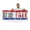 Signmission Buy One Get One Free, 24 Inch x 72 Inch, Vinyl Banner B-72-30500 - alternate 2
