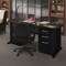 Regency Fusion Teachers Desk W/ Double Pedestal Drawer Unit, 72 in W X Wood, Metal, Neo Walnut MDP7230NW - alternate 2