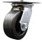 Service Caster 5 Inch Heavy Duty Top Plate Polyolefin Swivel Caster with Ball Bearing SCC SCC-35S520-POB - alternate 1
