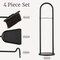 Lavish Home 4 Piece Fireplace Tools Set Indoor Outdoor Accessories Set with Poker, Brush, Shovel, & Stand 80-FPTS-17 - alternate 2