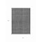 Homeroots 3' X 5' Gray And Silver Striped Washable Indoor Outdoor Area Rug 615049 - alternate 3