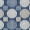 Homeroots 5' X 8' Navy Blue And Ivory Geometric Washable Indoor Outdoor Area Rug 593607 - alternate 3
