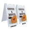 Signmission Coffee & Donuts, A-Frame & 2 Decals Installed, Heavy-Duty Plastic Frame SBHD-D-2436-Coffee & Donuts - alternate 3