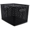 Advantus Weave Storage Bin, Plastic, Black, 13.5 in H, 10.5 in W, 2 PK AVT40328 - alternate 1