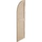 Ekena Millwork Pecky Cypress 2 Equal Louver w/Quarter Round Arch Top Faux Wood Shutters, 18"W x 82"H (64" Low Side) SHULVQ18X82PCPR - alternate 5