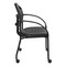 Office Star Products KH Office Chair, Black Seat, Black Back, 24 1/8 in W 22 1/8 in L Polyurethane Seat KH81392 - alternate 2
