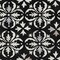 Homeroots 9' X 12' Black And Ivory Floral Washable Indoor Outdoor Area Rug 595929 - alternate 2