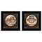 Homeroots Set Of Two Owl Always Love and Need You 2 Black Framed Print Wall Art, 2PK 406022 - alternate 1