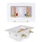 Everflow Washing Machine Outlet Box W/ Hammer Arrestors 1/2'' PEX B, White ABS SB300-PH - alternate 2