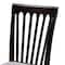 Baxton Studio Bailey Modern Grey Fabric and Dark Brown Finished Wood 5-Piece Dining Set 256-9398-10902-ZORO - alternate 2