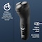 Signify Norelco Shaver 2400 Series, Wet and Dry Electric Shaver, Pop-up Trimmer, P-Cap, Deep Black X3001/90 - alternate 3