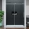 Anzzi 60in Reversible Frameless Sliding Deco-Glass Shower Door w/ Soft-Close System and Chrome Finish SD-AZ20-02CH - alternate 3
