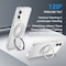 Alpha Digital Galaxy S25 EDGE Case w/ Magnetic Ring Stand- Full Protection, Soft Flex-360 shockproof S25E-CLEAR - alternate 3