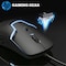 Hp M100s Wired Gaming Mouse, 5 key + DPI 3200 MAX DPI, BACK/WHITE M100S/BK - alternate 3