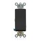 Leviton Wall Switch, 1/2 hp, Rocker, 15 A, Ebony 5691-2E - alternate 2
