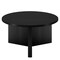 Homeroots 32" Black Round Coffee Table 520931 - alternate 5