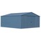 Arrow Classic 14 x 14 x 7 ft Blue Grey Steel Storage Shed CLG1414BG - alternate 1