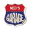 Signmission Ned's Garage, 18 Inch X 18 Inch, Vinyl Decal SHI-D-18-383-NED - alternate 1