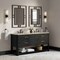 James Martin Vanities Lucian 72" Double Vanity, Carbon Oak, w/ 3 CM Tajnar Eclos Widespread Top D704-V72-CBO-WTJR - alternate 3