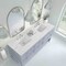 James Martin Vanities Breckenridge 72'' D Vanity, Serenity Blue, w/ Ethereal Noctis Quartz Top w/ Wireless Charger 330-V72-SRB-FENC - alternate 4