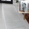 Jonathan Y Damon Classic Coastal Pinstripe Reversible Machine-Washable Navy/Cream 2 ft. x 8 ft. Runner Rug SVH102A-28 - alternate 3
