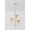 Hudson Valley Lighting Alora 20.25 in. Chandelier Vintage Gold Leaf/Gilded Ivory 1283-VGL/GLI - alternate 3