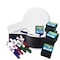 Flipside Mini Dry Erase Answer Paddles with Colored Markers and Erasers Class Pack of 12 19136 - alternate 1