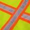 2W International Hi-Vis Safety Vest S H Back, , Zipper 6 Pockets 8048-A S - alternate 2