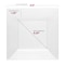 Smarty Had A Party Clear Square Plastic Dinnerware Value Set (120 Dinner Plates + 120 Salad Plates), 240PK 6929VP-CASE - alternate 4