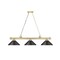 Z-Lite Cordon Heritage Brass 3 Light Billiard 2306-3HBR-MMB - alternate 3