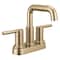 Delta Nicoli Two Handle Centerset Bathroom Faucet, 6.56 in, Champagne Bronze 25849LF-CZ - alternate 4