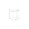 Homeroots 30" White and Gray Computer Desk 333374 - alternate 2